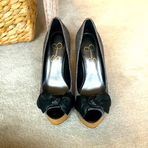 Jessica Simpson peep toe heels